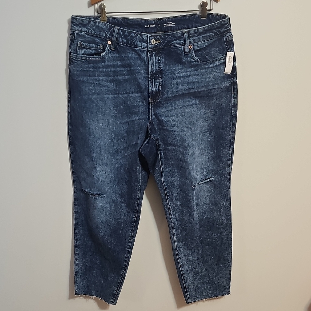 NWT Old Navy High Rise O.G. Straight Secret Slim Pockets Size 20